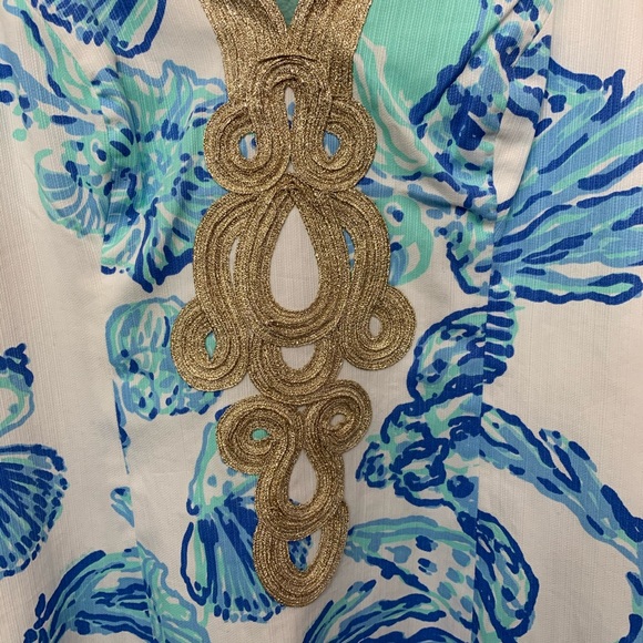 Lily Pulitzer Emery Shift Dress in Barefoot Princess in Resort White Size 4 - Picture 11 of 15